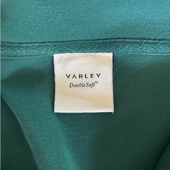 Varley Hawley Half-Zip Sweat Forest Green Double Soft-S - Picture 8 of 11